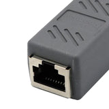 Maxbell Cat5 Cat6 Cat7 RJ45 Lan Network Ethernet Cable Extender Joiner Adapter Coupler Connector 8P8C Straight Female to Female Gray