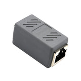 Maxbell Cat5 Cat6 Cat7 RJ45 Lan Network Ethernet Cable Extender Joiner Adapter Coupler Connector 8P8C Straight Female to Female Gray