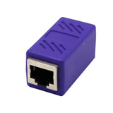 Maxbell Cat5 Cat6 Cat7 RJ45 Lan Network Ethernet Cable Extender Joiner Adapter Coupler Connector 8P8C Straight Female to Female Purple