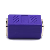 Maxbell Cat5 Cat6 Cat7 RJ45 Lan Network Ethernet Cable Extender Joiner Adapter Coupler Connector 8P8C Straight Female to Female Purple