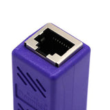 Maxbell Cat5 Cat6 Cat7 RJ45 Lan Network Ethernet Cable Extender Joiner Adapter Coupler Connector 8P8C Straight Female to Female Purple