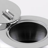 Maxbell Stainless Steel Ashtray wtih Lid Cigarette Ashtray for Indoor & Outdoor