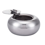 Maxbell Stainless Steel Ashtray wtih Lid Cigarette Ashtray for Indoor & Outdoor