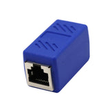 Maxbell Cat5 Cat6 Cat7 RJ45 Lan Network Ethernet Cable Extender Joiner Adapter Coupler Connector 8P8C Straight Female to Female	 Blue