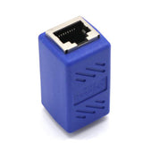 Maxbell Cat5 Cat6 Cat7 RJ45 Lan Network Ethernet Cable Extender Joiner Adapter Coupler Connector 8P8C Straight Female to Female	 Blue