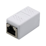 Maxbell Cat5 Cat6 Cat7 RJ45 Lan Network Ethernet Cable Extender Joiner Adapter Coupler Connector 8P8C Straight Female to Female White