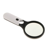 Maxbell 3X 45X Handheld 3 LED Light Magnifier Magnifying Glass Lens Jewelry Loupe