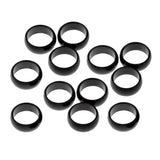 Maxbell Set of 12 Dart Sharft Protector Flights O Rings Spare Gripper Ring Black