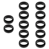 Maxbell Set of 12 Dart Sharft Protector Flights O Rings Spare Gripper Ring Black