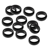 Maxbell Set of 12 Dart Sharft Protector Flights O Rings Spare Gripper Ring Black