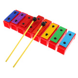 Maxbell DIY 8 Notes Xylophone Rainbow Piano Toys Hand Percussion for Kids Baby Toddle Birthday Gift Toys