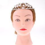 Maxbell Bridal Wedding Crystal Tiara Pearls Headband Headdress Hair Accessories