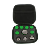 Maxbell 16in1 Aluminum Thumbsticks Buttons W/Case for Xbox One Elite Wireless Controller Green