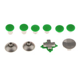 Maxbell 16in1 Aluminum Thumbsticks Buttons W/Case for Xbox One Elite Wireless Controller Green