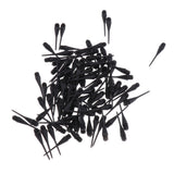 Maxbell 100 Pieces Electronic Dart Soft Tips Points - 2BA Thread Indoor Party Game - Black