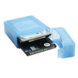 Maxbell 2.5'' SATA HDD Hard Drive Disk Protective Case Enclosure Box for Laptop PC Blue