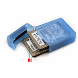 Maxbell 2.5'' SATA HDD Hard Drive Disk Protective Case Enclosure Box for Laptop PC Blue