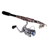 Maxbell Fishing Rod and Spinning Reel Combos Telescopic Rod & Reel, 2.1m Rod + Reel