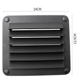 Maxbell Black ABS Louvered Plastic Vent 5-1/2" X 4-7/8" for Boat