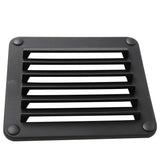 Maxbell Black ABS Louvered Plastic Vent 5-1/2" X 4-7/8" for Boat