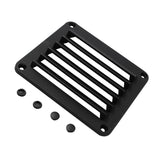 Maxbell Black ABS Louvered Plastic Vent 5-1/2" X 4-7/8" for Boat