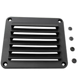 Maxbell Black ABS Louvered Plastic Vent 5-1/2" X 4-7/8" for Boat