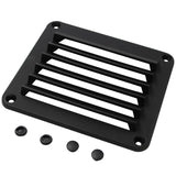 Maxbell Black ABS Louvered Plastic Vent 5-1/2" X 4-7/8" for Boat