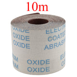 Maxbell 10 Meters Emery Cloth Roll 120 Grit Sandpaper for Cleaning Copper Pipe and Fittings