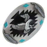 Maxbell Native American Vintage Western Flying Eagle Belt Buckle Cowboy Cowgirl