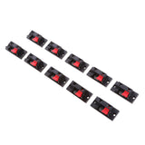 Maxbell 10x 2 Positions Push In Jack Spring Load Audio Speaker Terminals Panel Connector