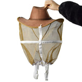 Maxbell Beekeeping Garden Cow Boy Hat Anti Mosquito Bee Veil Head Breathable Guard