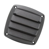 Maxbell 4 Inch Louvered Vents Style Boat Marine Hull Air Vent Grill Cover - Black