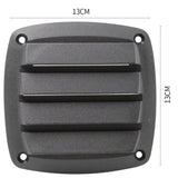 Maxbell 4 Inch Louvered Vents Style Boat Marine Hull Air Vent Grill Cover - Black