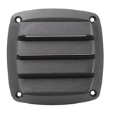 Maxbell 4 Inch Louvered Vents Style Boat Marine Hull Air Vent Grill Cover - Black