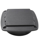 Maxbell 4 Inch Louvered Vents Style Boat Marine Hull Air Vent Grill Cover - Black