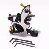 Maxbell 10 Wraps Coil Tattoo Machine Alloy Frame Tattoo Tool Set for Liner and Shader