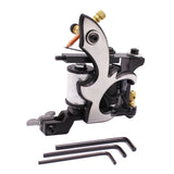 Maxbell 10 Wraps Coil Tattoo Machine Alloy Frame Tattoo Tool Set for Liner and Shader