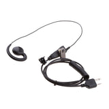 Maxbell Security Ear-Hook Earpiece Headset PTT MIC 2Pin For MIDLAND GXT400/450 Radio