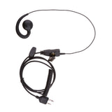 Maxbell Security Ear-Hook Earpiece Headset PTT MIC 2Pin For MIDLAND GXT400/450 Radio