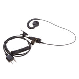 Maxbell Security Ear-Hook Earpiece Headset PTT MIC 2Pin For MIDLAND GXT400/450 Radio