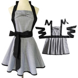 Maxbell Adjustable Apron Home Shop Kitchen Cooking Women Ladies Bowknot Aprons