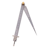 Maxbell 0-15mm Welding Taper Feeler Gauge Gage Depth Ruler Stainless Steel Gap Hole