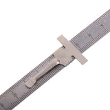 Maxbell 0-15mm Welding Taper Feeler Gauge Gage Depth Ruler Stainless Steel Gap Hole