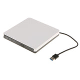 Maxbell External USB3.0 DVD ROM Super Driver CD Burner for PC Desktop Plug and Play White