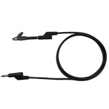 Maxbell 4mm Banana To Banana Test Leads Probes for Multimeter With Alligator Clip and U shaped Test Probe