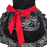 Maxbell Adjustable Apron Home Shop Kitchen Cooking Bid Women Ladies Lace Aprons