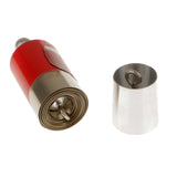 Maxbell Stage Magic Trick Metal disappearing Cane Wand Stick Red