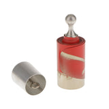 Maxbell Stage Magic Trick Metal disappearing Cane Wand Stick Red