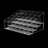 Maxbell Acrylic 24 Lipstick Holder Display Cosmetic Organizer Makeup Case Storage