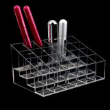 Maxbell Acrylic 24 Lipstick Holder Display Cosmetic Organizer Makeup Case Storage